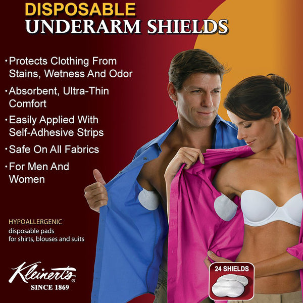 "Value Pack" Highly Absorbent Peel & Stick Disposable Underarm Pads - kleinerts.com