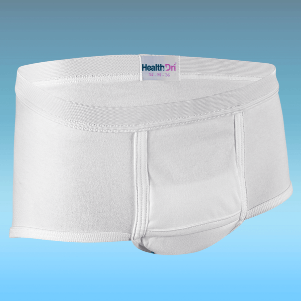 HealthDri™ Men’s Breathable Reusable Briefs – Heavy Absorbency