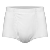 Mens' 100% Cotton Briefs With 6 Ply Absorbent/Water-Proof, Integrated Crotch To Back Panel Style # M002