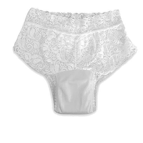 1-Pack Women's Nylon Incontinence Panties Black Medium (Fits Hip 38-40) 