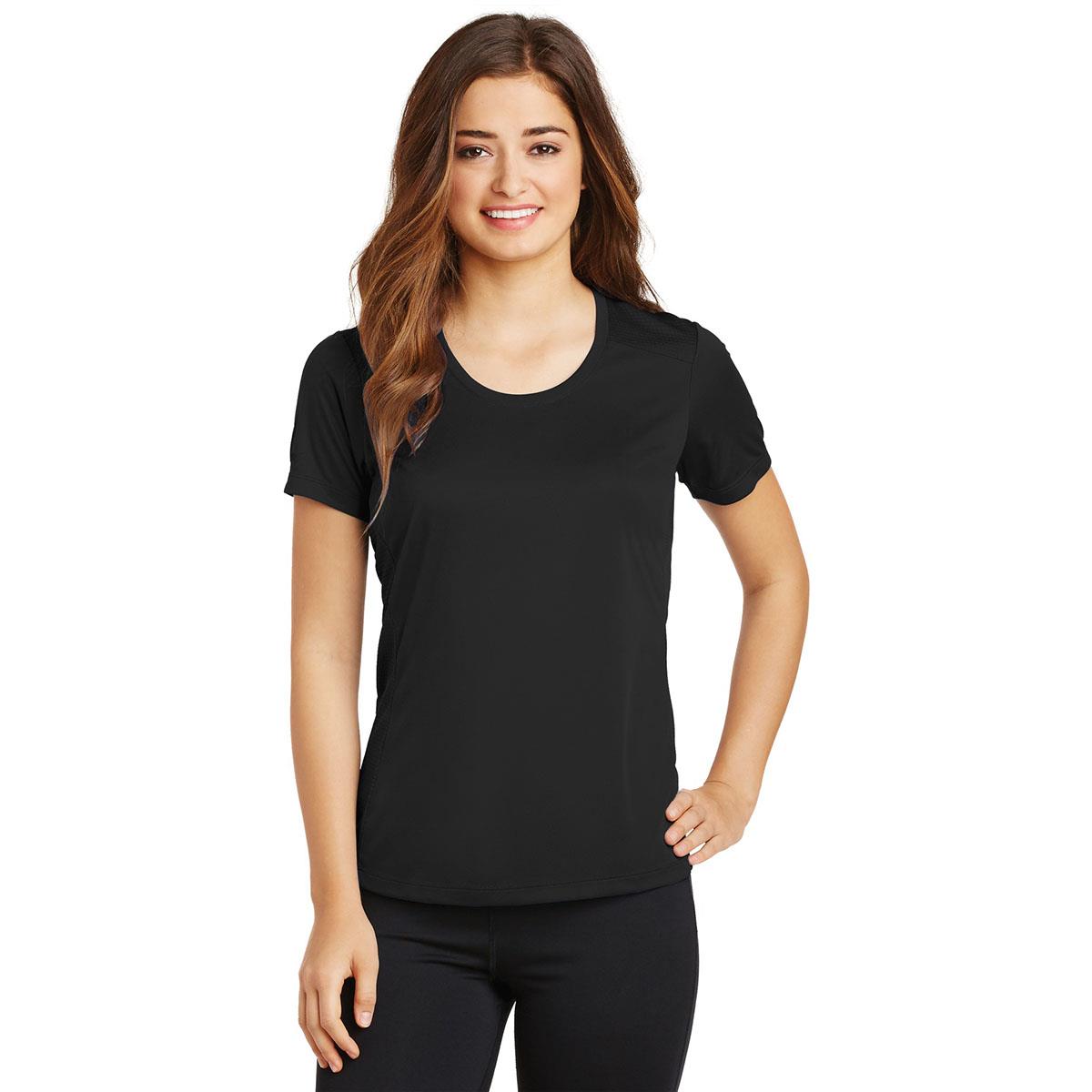 Ladies Elevate Scoop Neck Moisture Wicking Tee With Protective Underarm Shields Style #LST380 - kleinerts.com