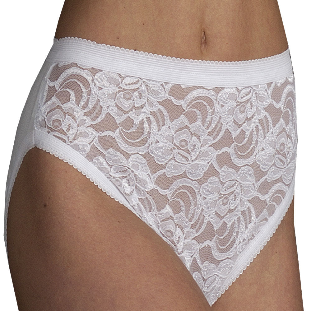 Women's 100% Cotton Soft Underwear High Cut Panties Ladies Latex