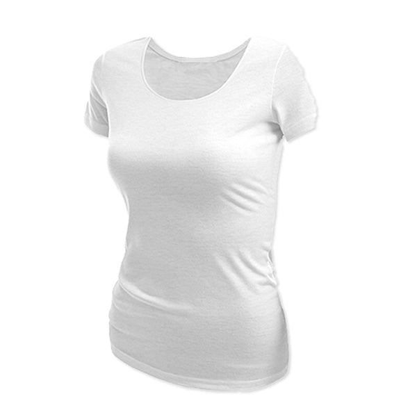 Scoop Neck Fluid-Resistant & Odor-Resistant Undershirt W/O Underarm Shields. Great For Chest/Back Sweating - kleinerts.com
